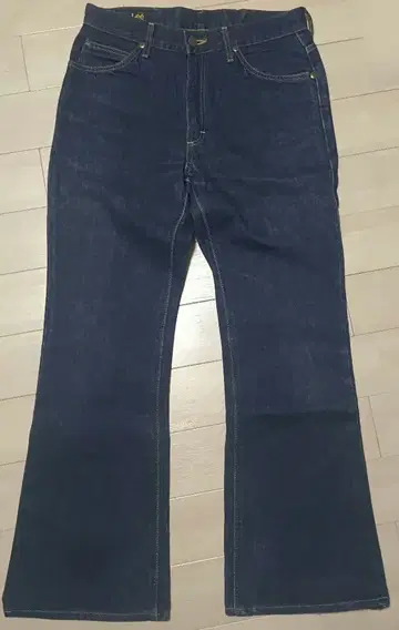 Lee 부츠컷 데님 30 x 34 다크 블루 플레어 다크 네이비