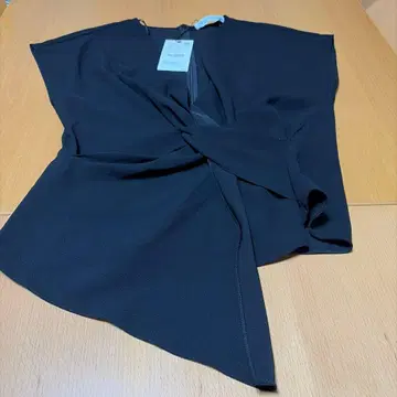 ZARA 슬리브리스 블랙 셔츠 L 미사용 새상품