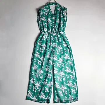 새상품급 SLY 스라이 트로피컬 플라워 무늬 올인원 살로펫 팬츠 S