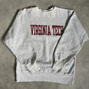 Champion 리버스 위브 VIRGINIA 칼리지 로고 L 그레이