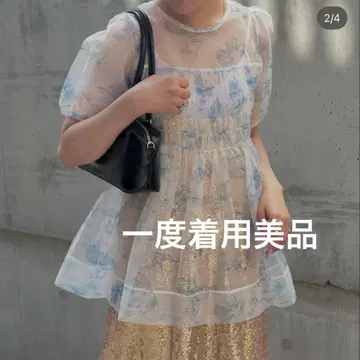 POPPY 토와르 드 주이 시스루 드레스