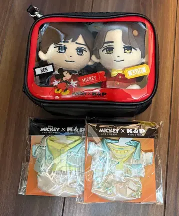킹프리 하피누이 본체 + 디즈니 콜라보 의류 파우치 세트