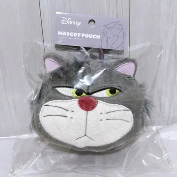 디즈니 봉제 인형 지퍼 마스코트 루시퍼 신데렐라 카라비너