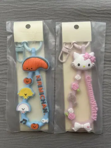 [새상품] 산리오 대상 고무줄 키링 챠미키티 kirimi