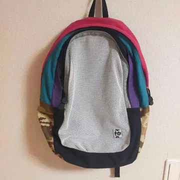 CHUMS 참스 코듀라 메쉬 데이팩 백팩 크레이지
