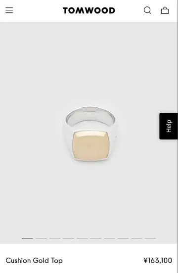 톰우드/쿠션/반지/골드/9k/사이즈 58 (약 18호) 정가 16만