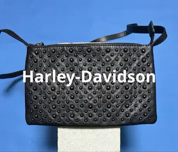 [ Harley-Davidson ] 숄더백 파우치 천연 가죽 스터드