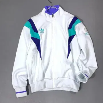 90s 아디다스 데상트제 트랙 자켓 저지 여성용 L 상당