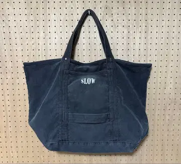 SLOW BIG TOTE BAG 슬로우 빅 토트백 캔버스