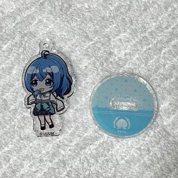 컬러풀 피치 아크릴 스탠드 미니 캐릭터 루나 카라피치 훼미리마트 콜라보