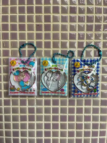 산리오 캐릭터 미니 프레이크 씰 3개 세트