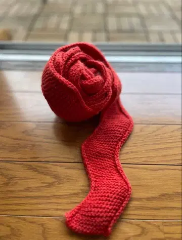 핸드메이드 나미나미 니트 스카프