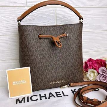극미품 MICHAEL KORS 마이클코어스 2way 숄더백 카멜
