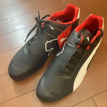 Puma 스니커즈 306006-02 26.5cm 블랙/화이트/빨간색