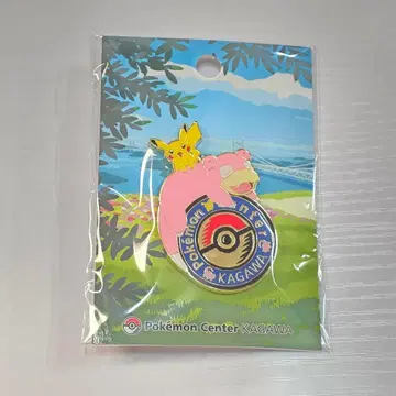 포켓몬 센터 카가와 핀 배지 슬립 야돈 포켓몬 센터 한정판