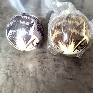 고양이 다얀 캐릭터 얼굴 공 2개 세트 와치필드