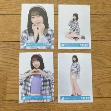 히나타자카46 오노 마나미 브로마이드 4장 파스텔 코디