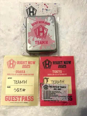 장근석 TEAMH 캔 케이스 아크릴 키링 스티커 새상품 미사용