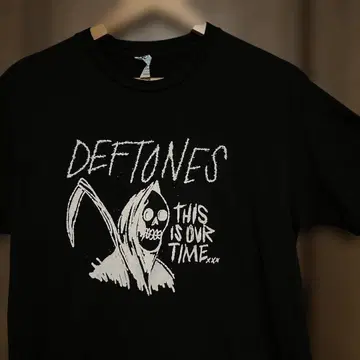 DEFTONES THIS IS OUR TIME 티셔츠 M 블랙 메탈
