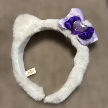 USJ 키티 머리띠 보라색 리본 포함