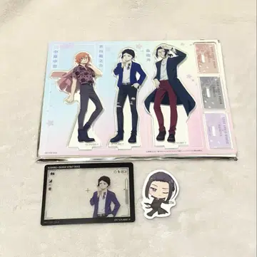 문호 스트레이독스 스시로 콜라보 아크릴 스탠드 클리어 카드 피크