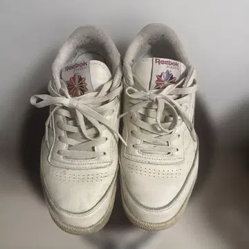 리복 & 폴스미스 콜라보 Reebok Classic 화이트 스니커즈