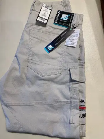 IZ FRONTIER 스트레치 카고 팬츠 92cm 더스티 화이트