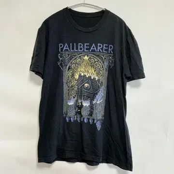레어 PALLBEARER 밴드 티셔츠 둠 메탈 밴티 구제 의류 블랙