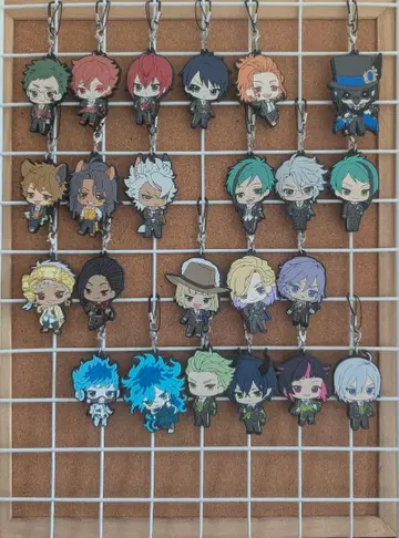 트위스티드 원더랜드 캡슐 러버 마스코트 1.2.3 전종 트위스테