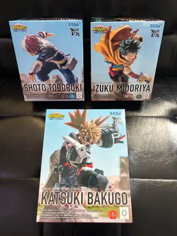 3체 세트 나의 히어로 아카데미아 XrossLink 피규어