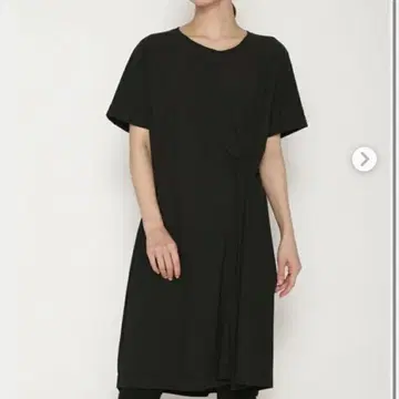 emmiyoga 프론트 개더 원피스 그레이