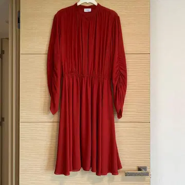 페라가모 원피스 빨간색 38