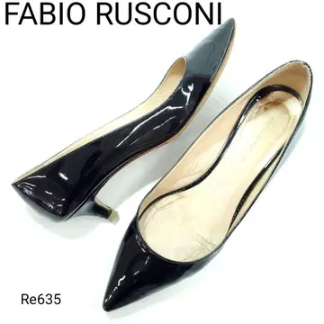 파비오 루스코니 스틸레토 에나멜 로우힐 EU38
