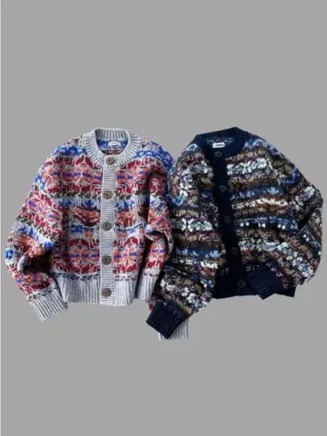 [ COOHEM ] KOUHEN 페어 아일 니트 가디건