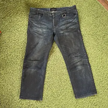 다이어트 부처 데님 더블 포켓