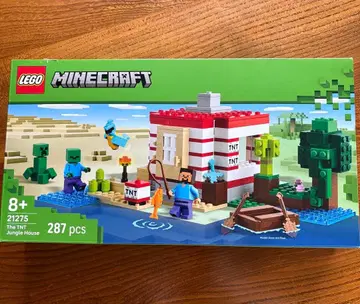 LEGO Minecraft TNT 정글 하우스 마크라