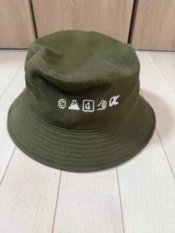 CA4LA docomo 콜라보 버킷 햇 올리브 그린