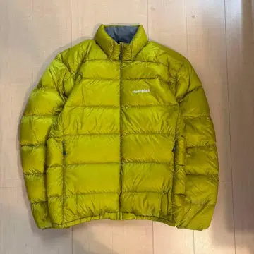 montbell EX 800 다운 자켓 옐로우 그린