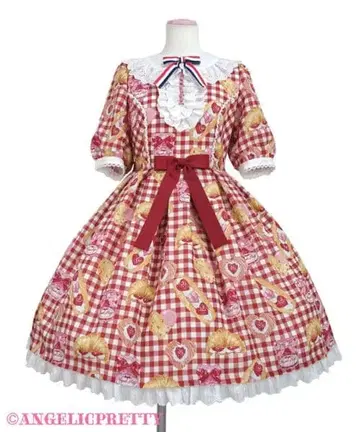 ANGELIC PRETTY 딸기 Bread Bakery 원피스 set