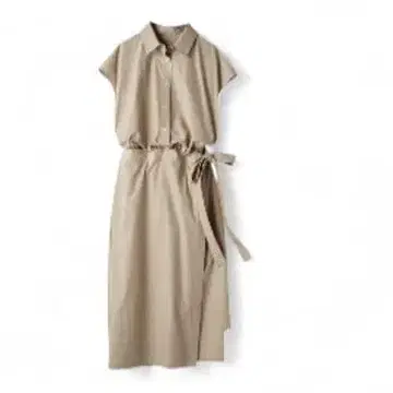 두클라쎄 스타일리시 셔츠 랩 원피스 9호