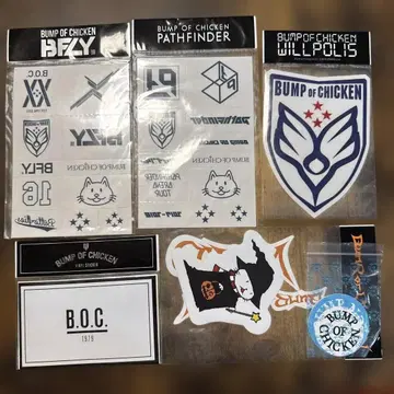 BUMP OF CHICKEN 스티커 세트