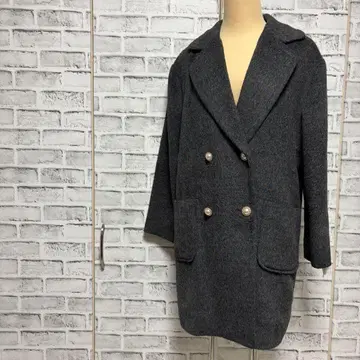 티티앤코 코트 펄 버튼 더블 버튼