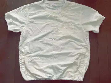 MOSSIR 화이트 T셔츠