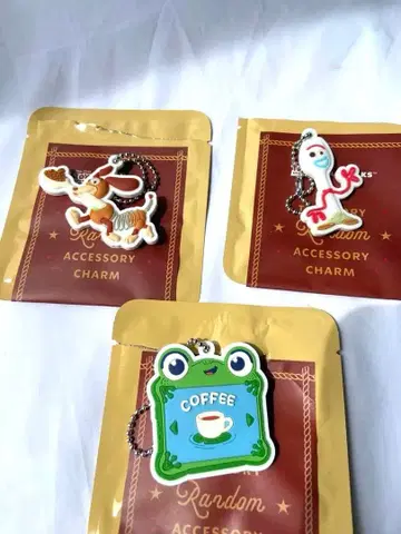 한국 스타벅스 한정판 토이스토리 아크릴 키링 3종 세트