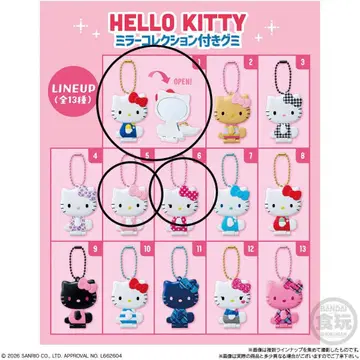 HELLOKITTY 거울 컬렉션 1, 5, 6