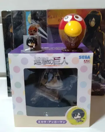 진격의 거인 미카사 피규어 클리어 파일 외 묶음 판매