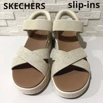 극미품 스케쳐스 슬립인즈 밥스 선 레이 브라이트 테이크