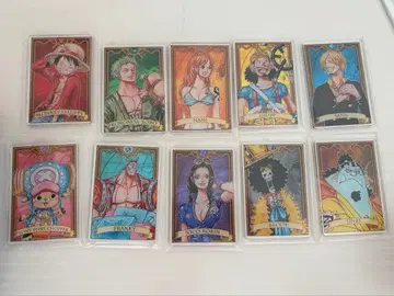 원피스 스탯 카드 세트 밀짚모자 일당