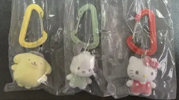 산리오 카라비너 마스코트 참 키티 포차코 폼폼푸딩