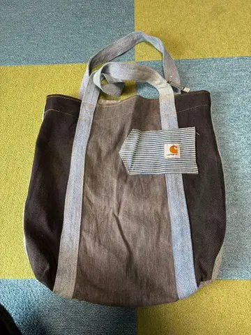 Carhartt 칼하트 데님 토트백 대용량